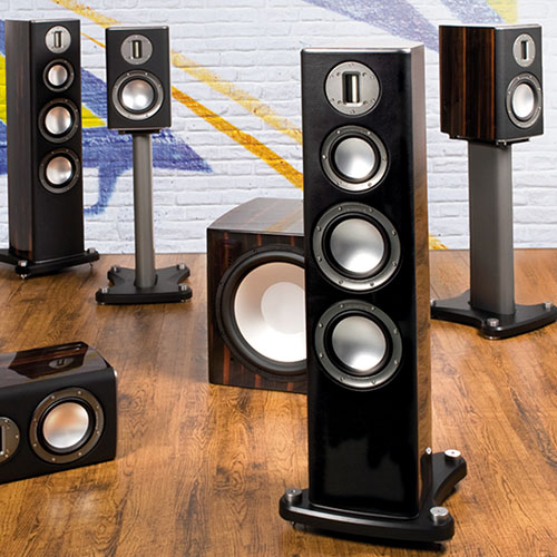 Monitor Audio home speakers from different series