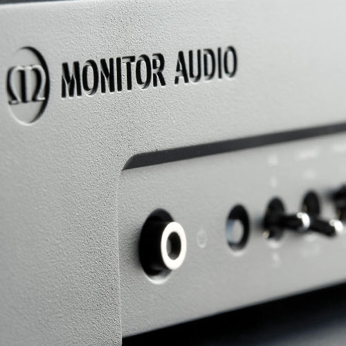 Front side of the Monitor Audio receiver