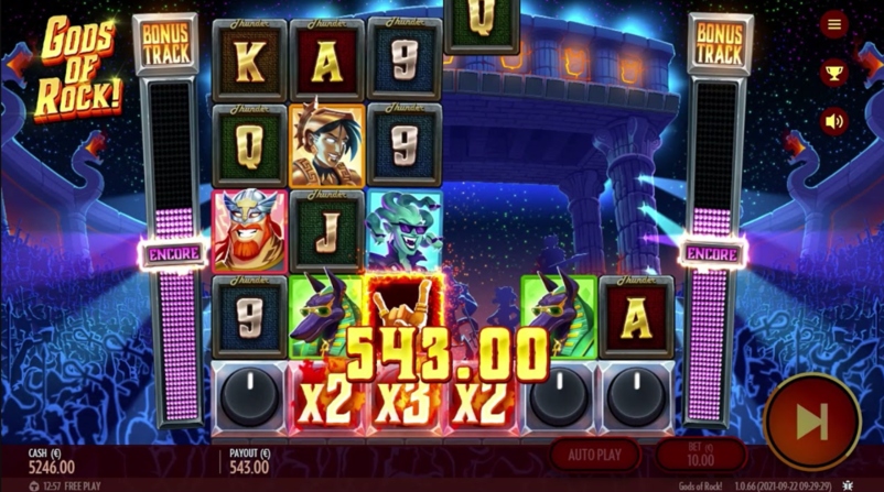 The Gods of Rock Slot
